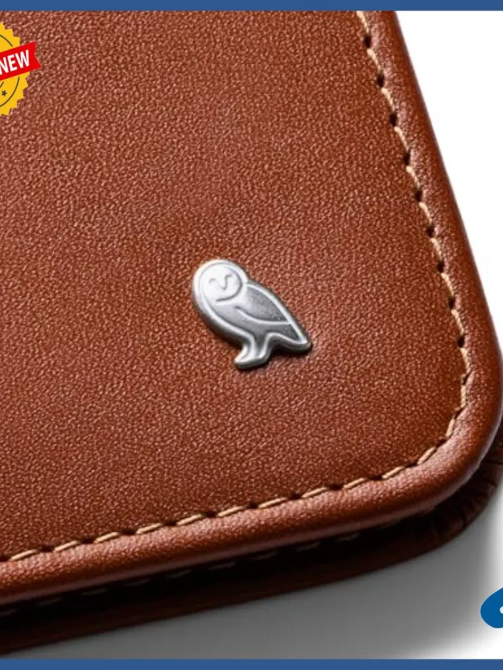 Slim Leather Bifold Wallet RFID Protected Holds 12 Cards Coin Pouch